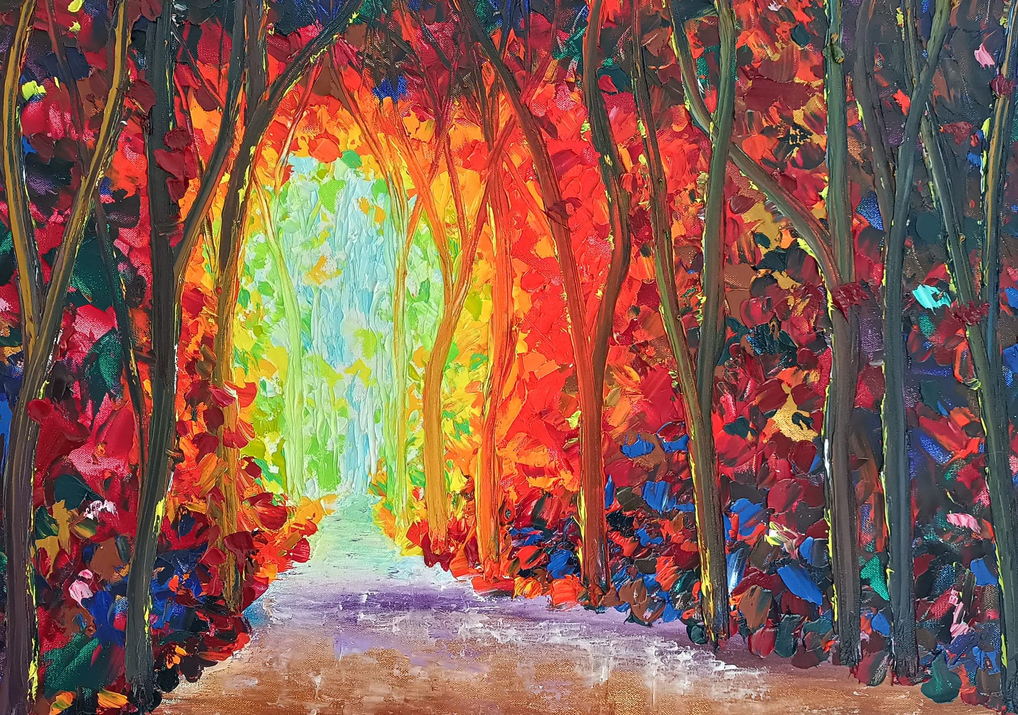Tunnel of Love — original oil painting by NNascento